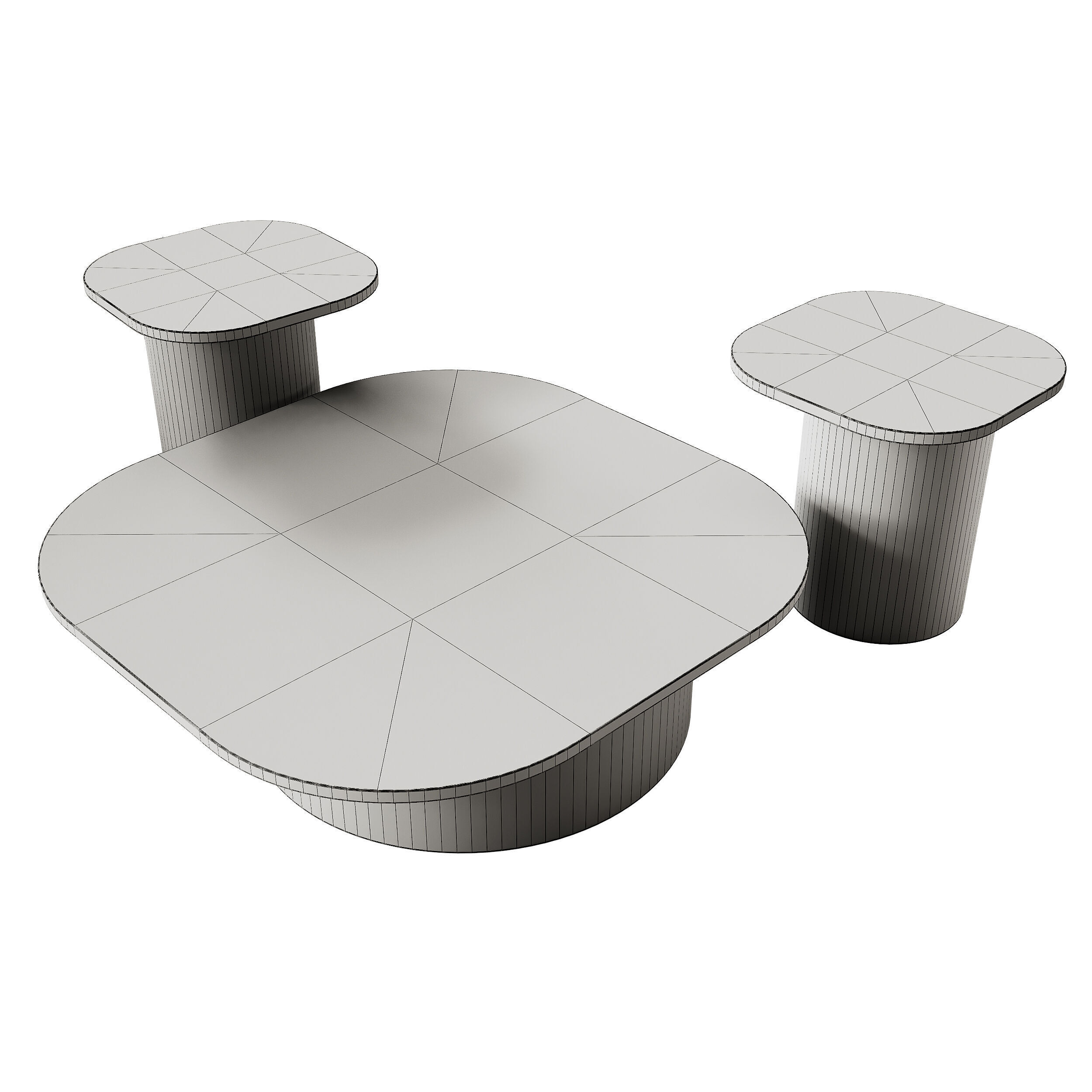 Marina Coffee Tables by Casamania and Horm 3D model_7