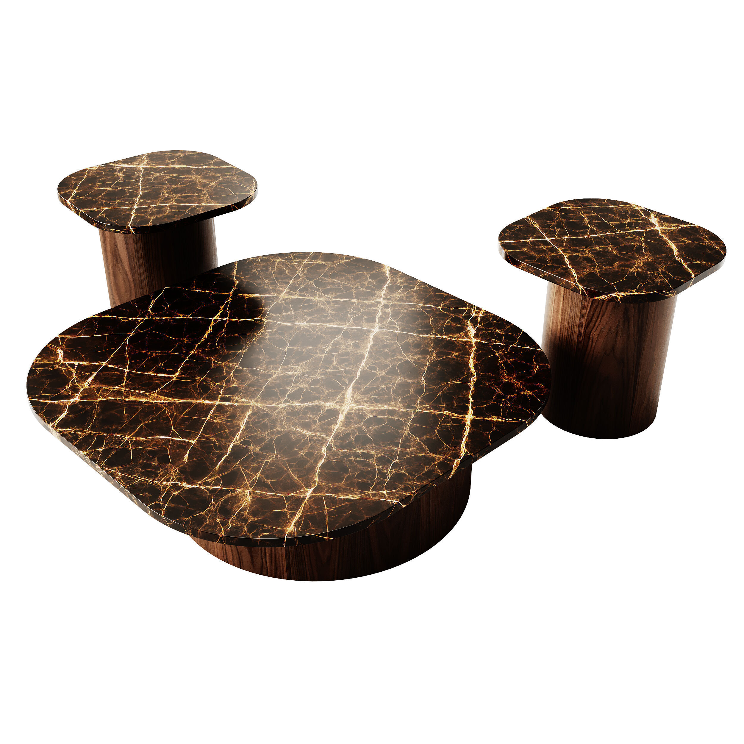 Marina Coffee Tables by Casamania and Horm 3D model_3