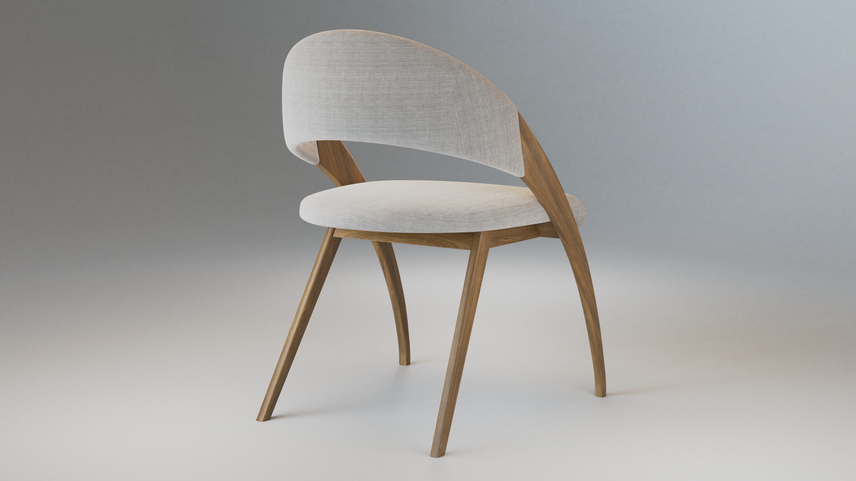 Homeroots Dinning Chair 3D model_2