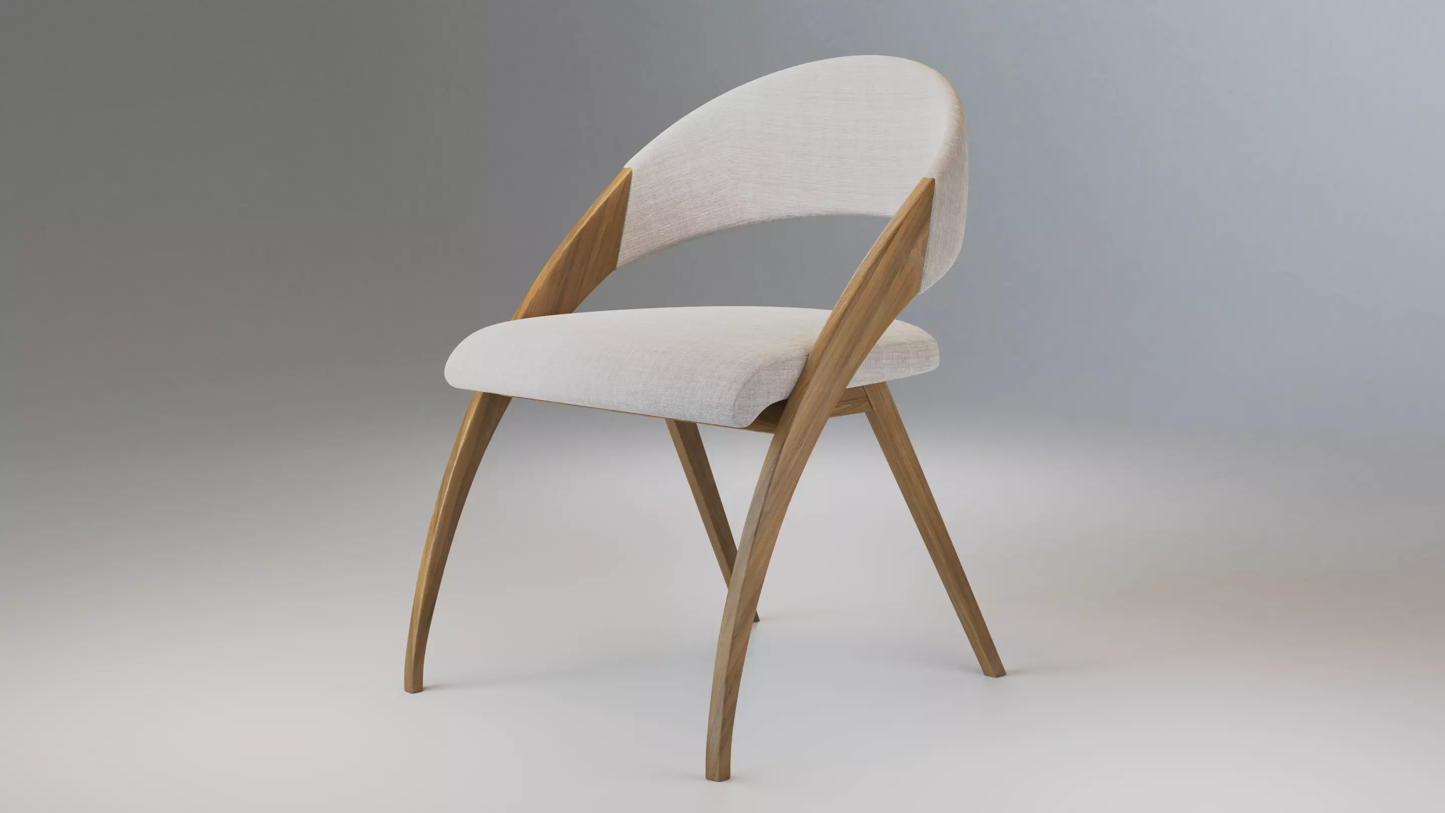 Homeroots Dinning Chair 3D model_0
