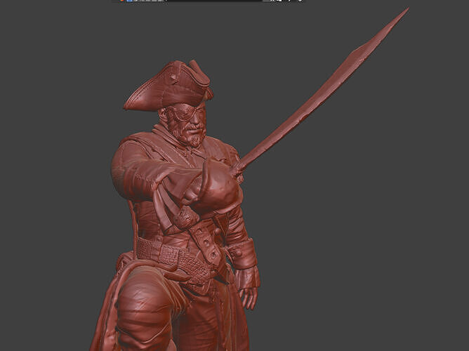 Pirated of Caribean- Jack 3D print model
