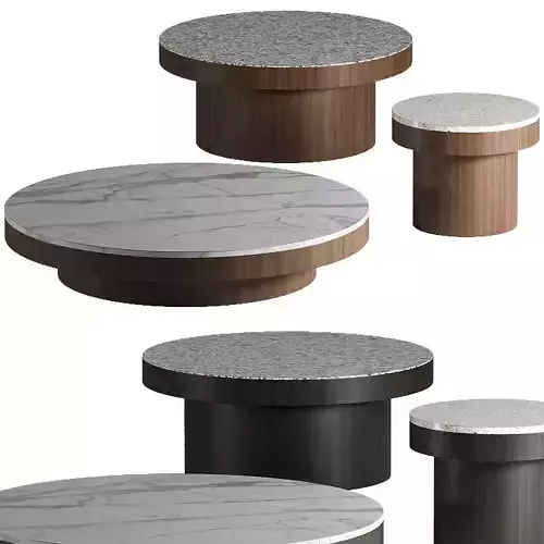 I 4 Mariani Dot Coffee Tables 3D model