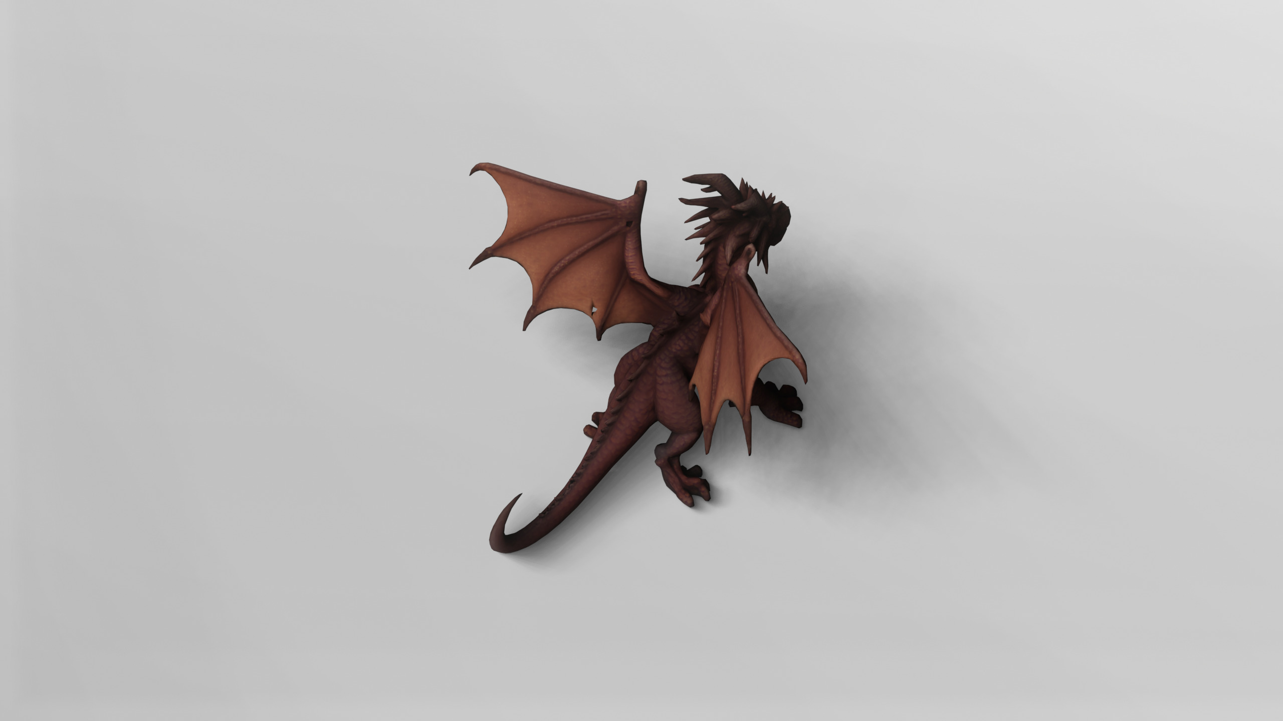 Ancient Fantasy Dragon 3D Model 3D model_5