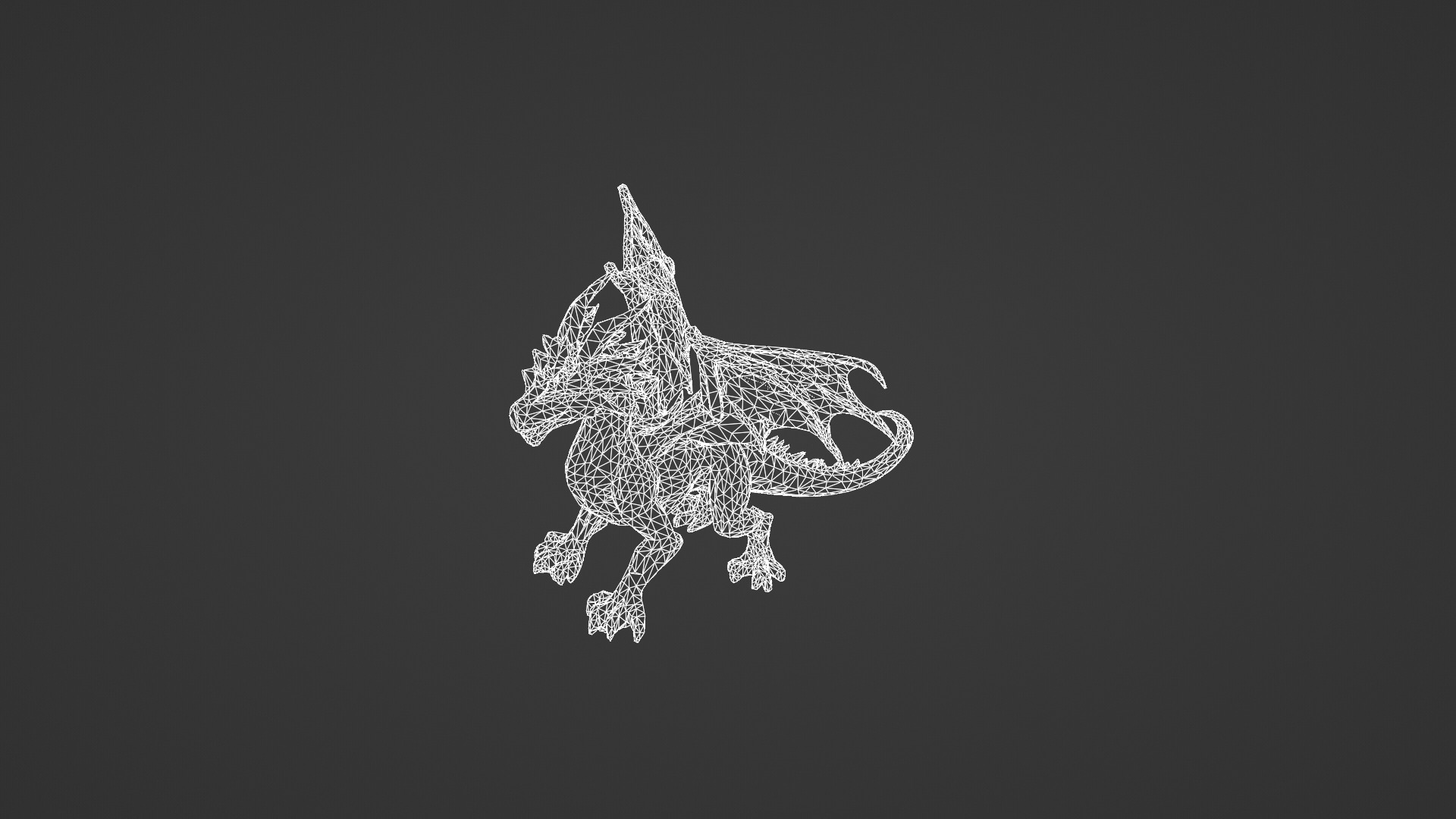 Ancient Fantasy Dragon 3D Model 3D model_8