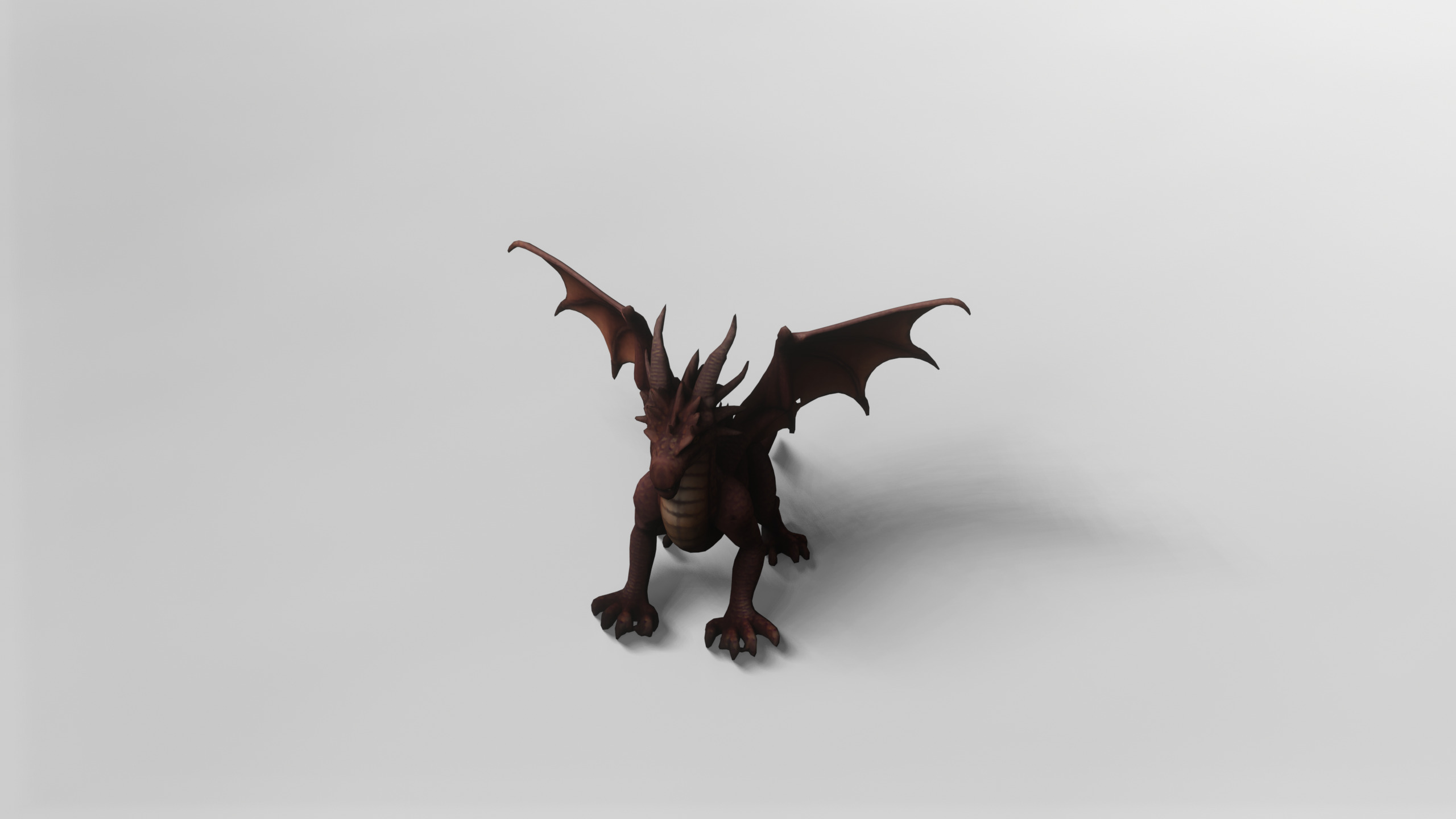 Ancient Fantasy Dragon 3D Model 3D model_2