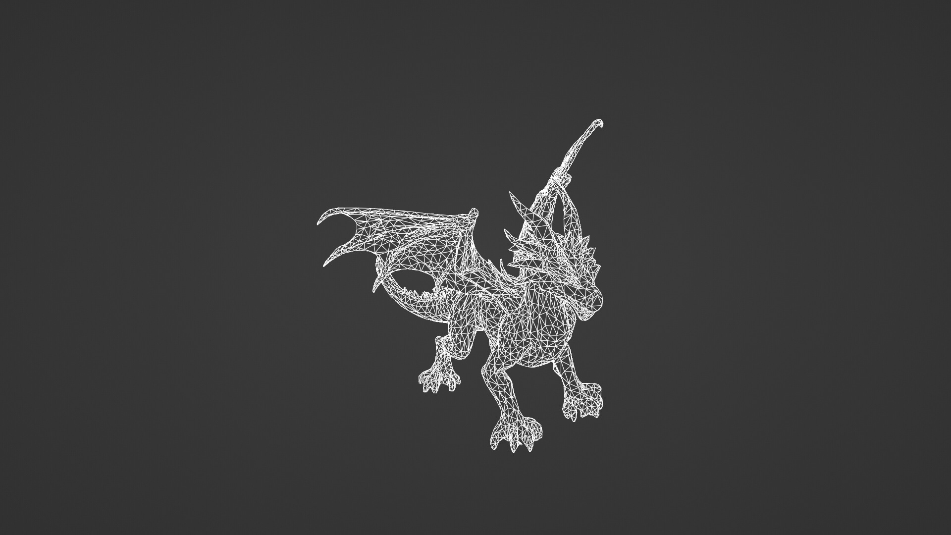 Ancient Fantasy Dragon 3D Model 3D model_6