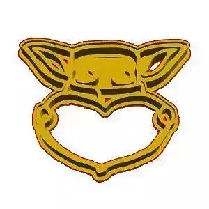 Yoda cookie cutter