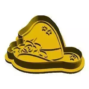 Witch hat cookie cutter