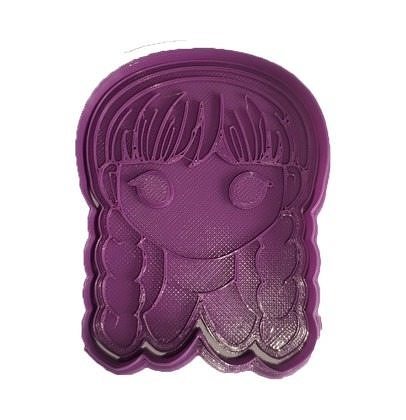 Wednesday Cookie Cutter 3D model