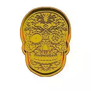 Sugar skull cookie cutter
