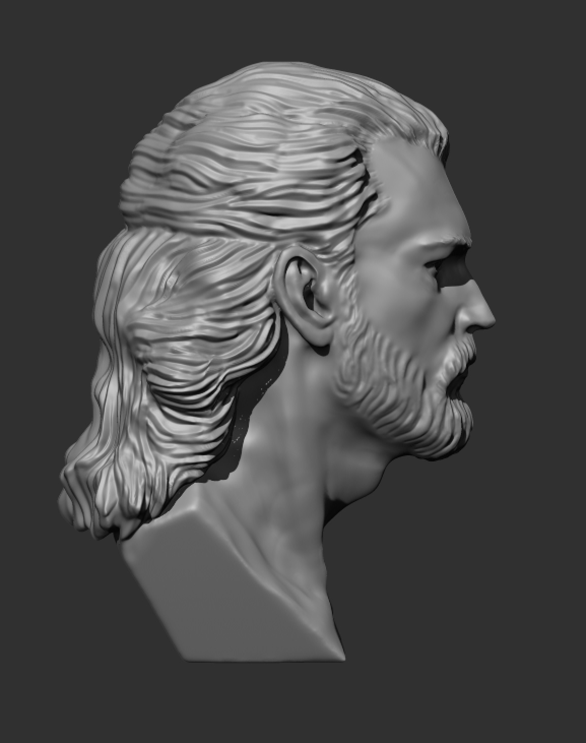male head 3D model_6