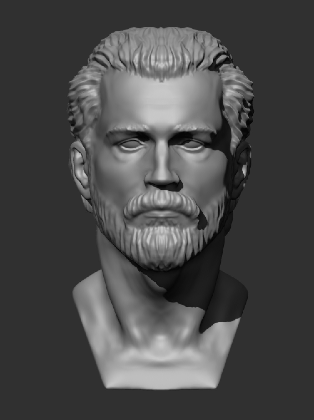male head 3D model_1