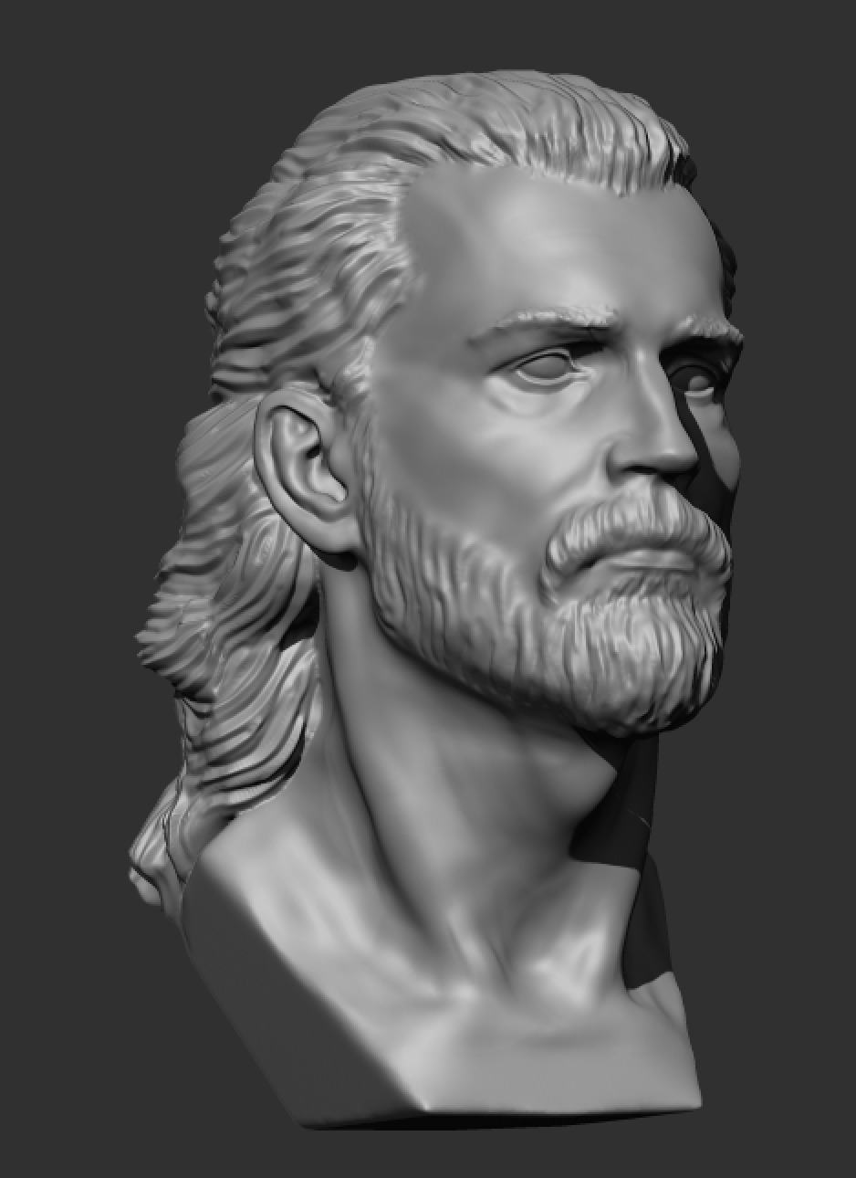 male head 3D model_4
