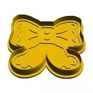 Ribbon cookie cutter