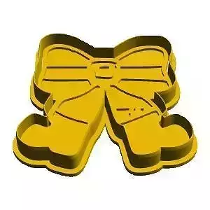 Ribbon cookie cutter