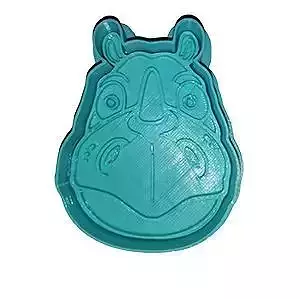 Rhino cookie cutter