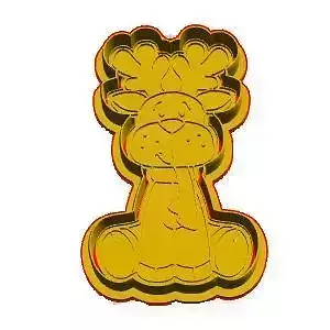 Reindeer cookie cutter