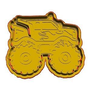 Monster truck cookie cutter 3D model
