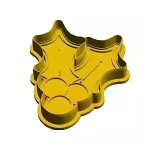 Mistletoe cookie cutter