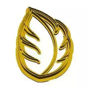 Leaf cookie cutter