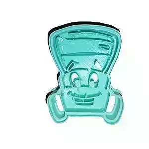 Lawnmower cookie cutter