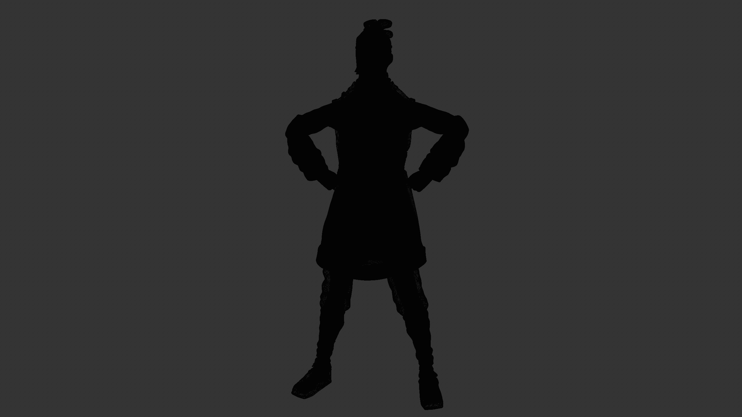 Terracotta Chinese General  3D print model_5