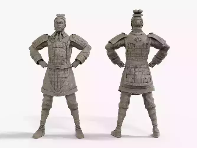 Terracotta Chinese General  3D print model