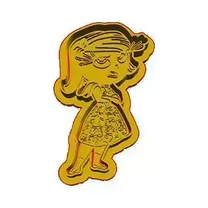 Inside Out - Envy cookie cutter 3D model