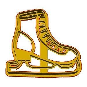 Ice skates cookie cutters 3D model