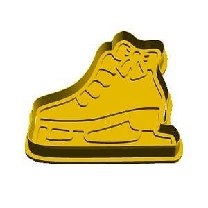 Ice skates cookie cutter 3D model