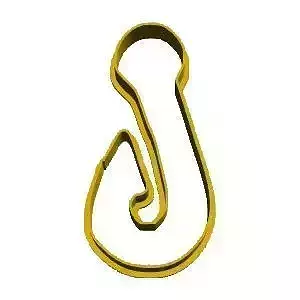 Hook cookie cutter