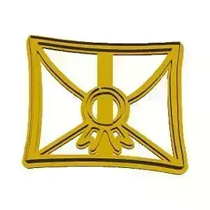 Hogwarts letter cookie cutter