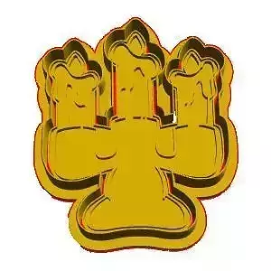 Halloween candle cookie cutter