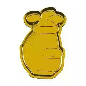 Golfbag cookie cutter