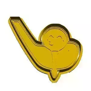 Golf ball and club cookie cutter