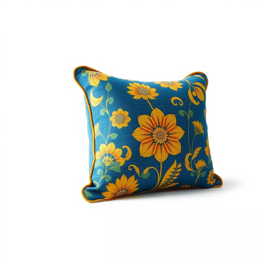 Floral Cushion D Model Pack for Interior Design Low-poly 3D model_0