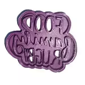 Food family rugby cookie cutter