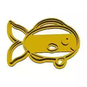 Fish cookie cutter