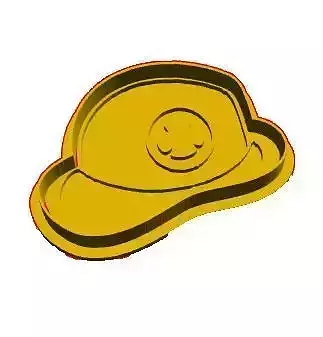 Fire hat cookie cutter
