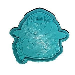 Fire fighting cookie cutter 3D model