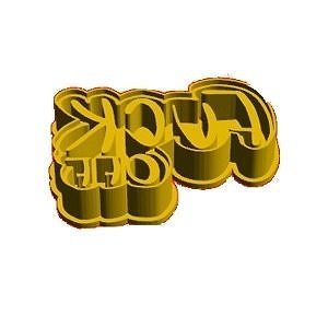 F Off - Cookie Cutter 3D model