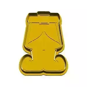 Elf feet cookie cutter