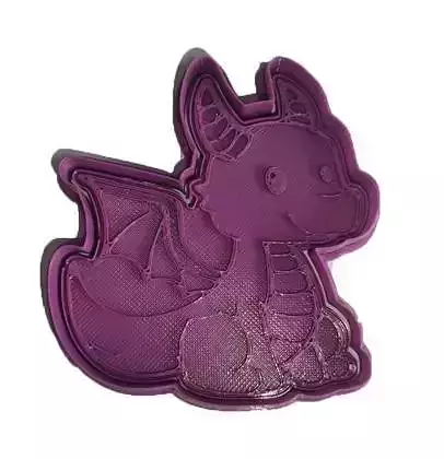 Dragon cookie cutter