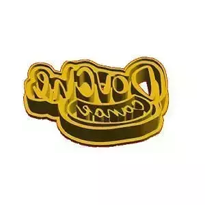 Douche Canoe Cookie Cutter 3D model