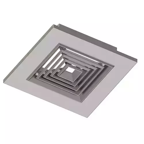 Square Air Conditioning Vent 3D print model