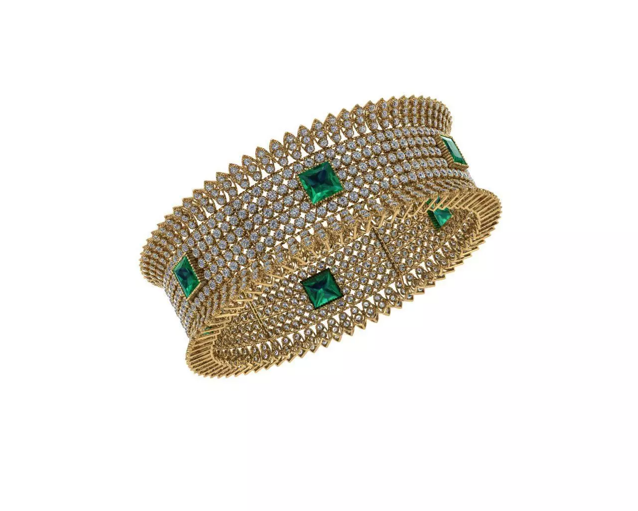 Indian Traditional Bracelets 3D print model