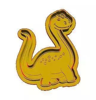 Dino cookie cutter