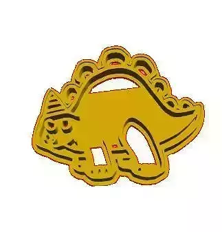 Dino cookie cutter