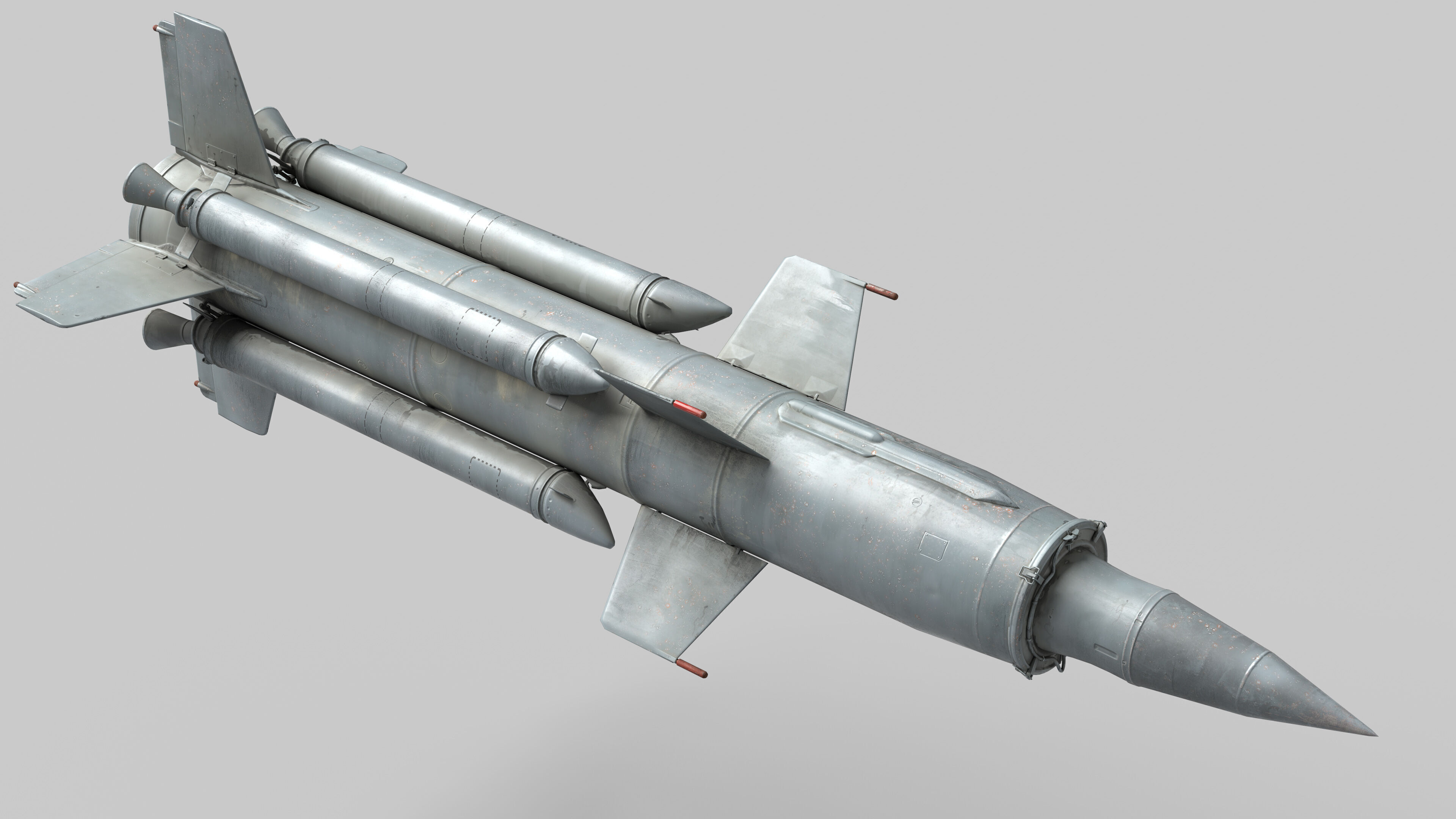 2K11 Krug  SA-4 Ganef Low-poly 3D model_5