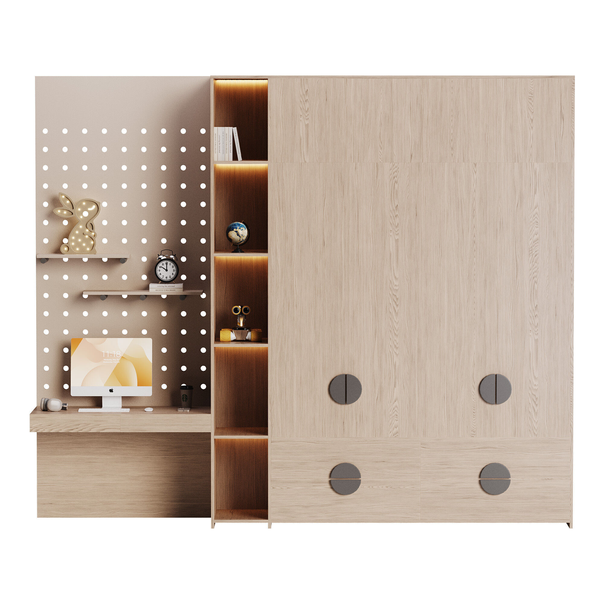 Workplace for Children 24 3D model_2